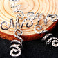 Silver Viking Spiral hair braid