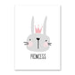Cartoon Rabbit Crown Girl Bedroom Decoration Painting
