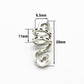 Silver Viking Spiral hair braid