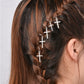 Gutter hair clip small dirty hair accessories