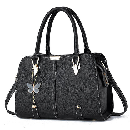 Large Capacity Lychee Pattern Women's Handbag