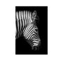 Black And White Animal Zebra Wall Art Canvas Painting Wall Poster Living Room Decor