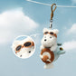 Babycare Plush West Highland Puppy Schnauzer Doll Bag Keychain Pendant