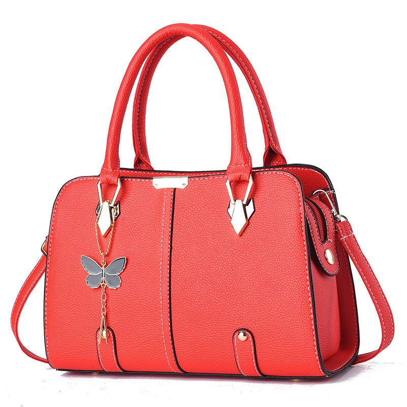 Large Capacity Lychee Pattern Women's Handbag
