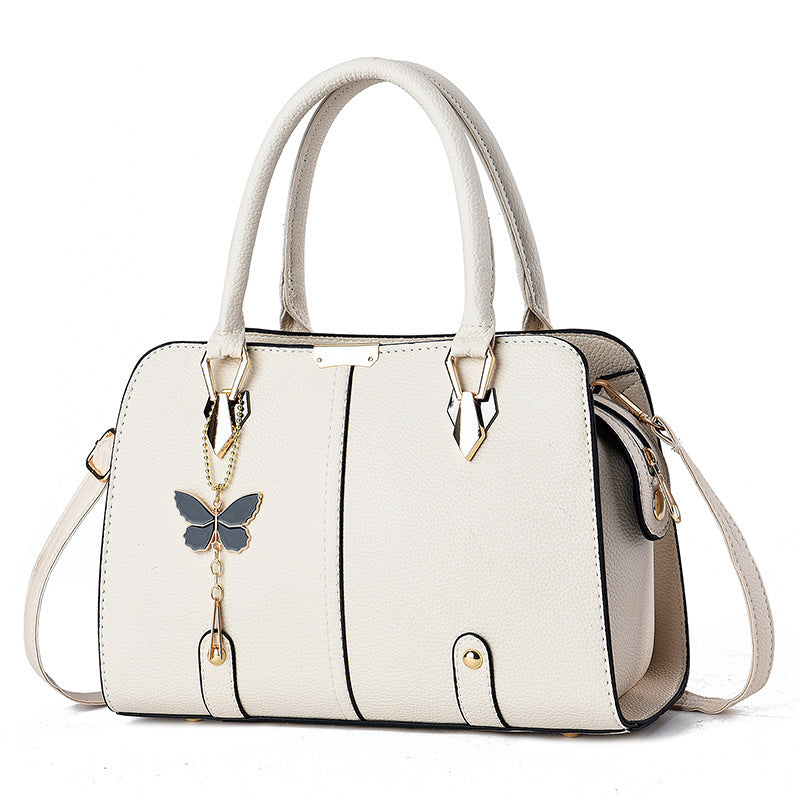 Large Capacity Lychee Pattern Women's Handbag