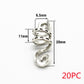 Silver Viking Spiral hair braid