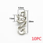 Silver Viking Spiral hair braid